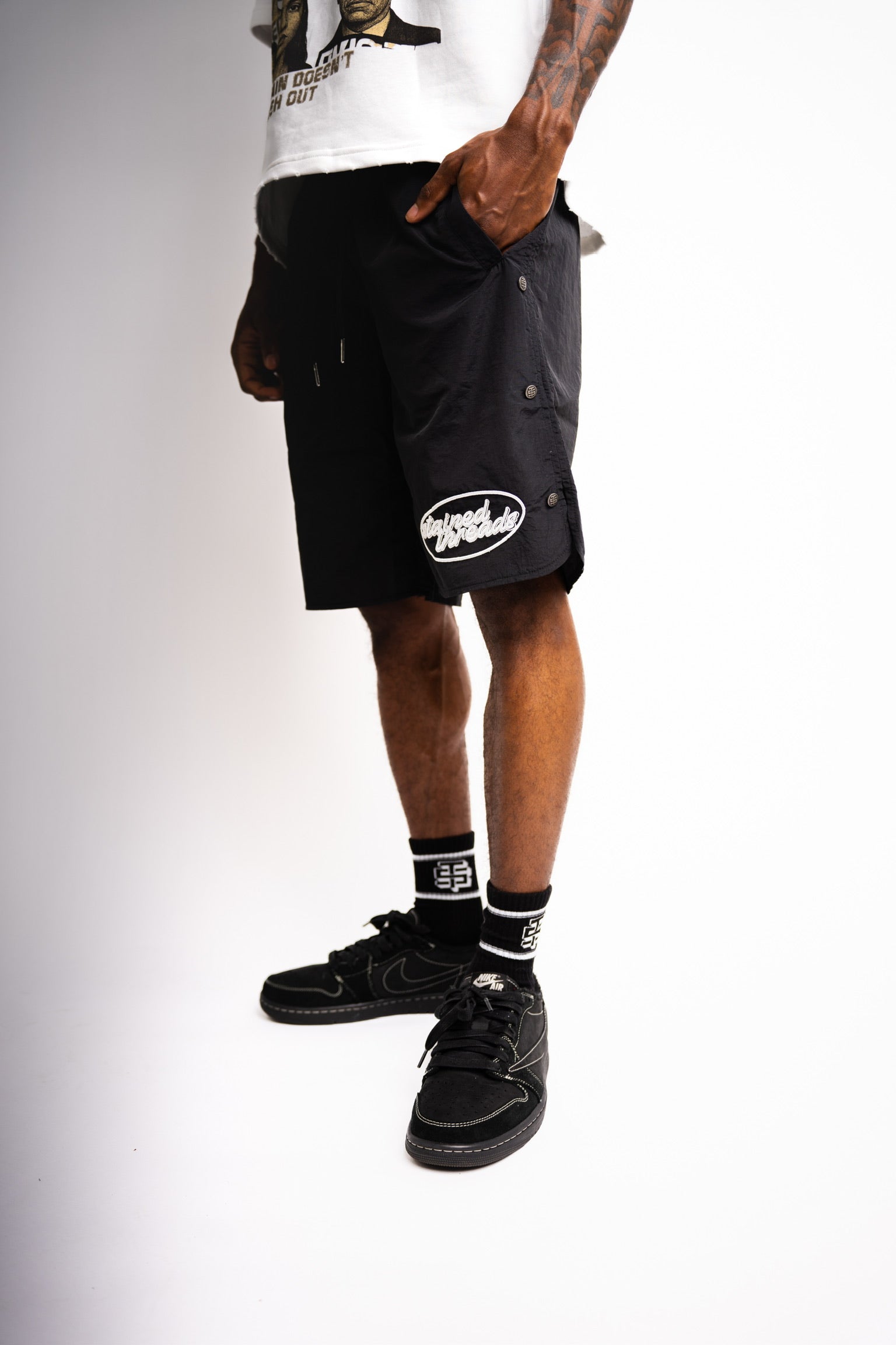 Nylon Pinned Everyday Shorts